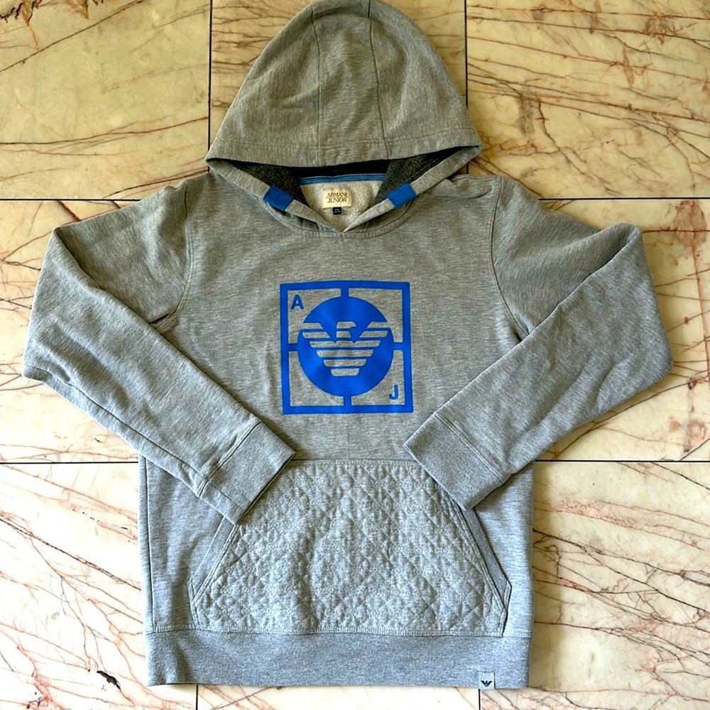 Armani Junior Hoodie (size 14A/166cm) NEW